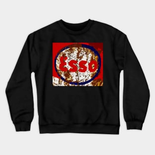 ESSO EXXON VINTAGE GRAPHIC ADVERTISEMENT AD SIGN Crewneck Sweatshirt